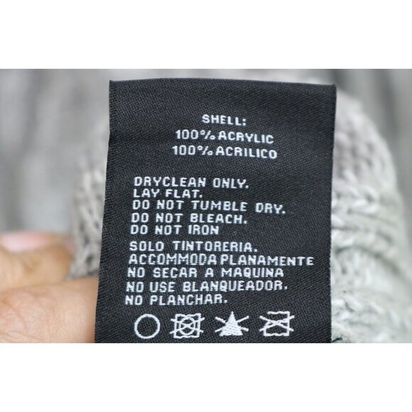 XRAY Jeans Sherpa Collar Men's Cable Knit Sweater-Size Large - Picture 6 of 9